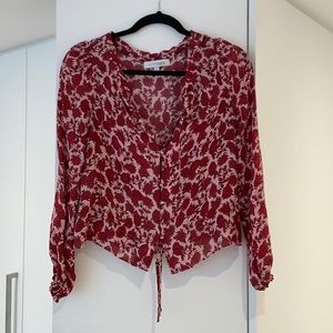 INTERMIX brand floral blouse